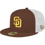 mens san diego padres new era brown team color 59fifty trucker fitted hat Collection - San Diego Padres Proshop Jerseys & Caps