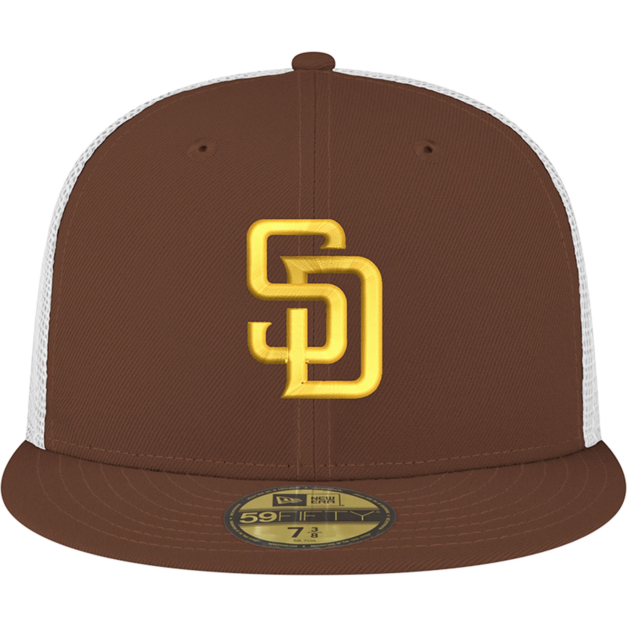 mens san diego padres new era brown team color 59fifty trucker fitted hat Collection - San Diego Padres Proshop Jerseys & Caps