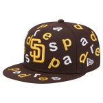 mens san diego padres new era brown team confetti 59fifty fitted hat Collection - San Diego Padres Proshop Jerseys & Caps