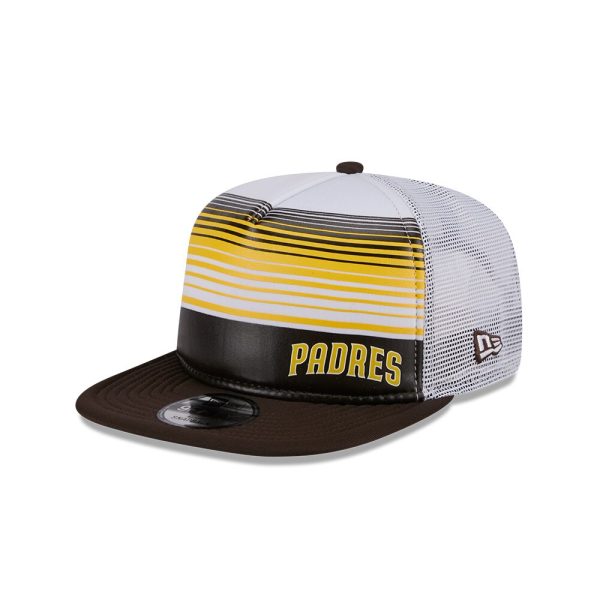 mens san diego padres new era brown team horizon 9fifty a-frame trucker snapback hat Collection - San Diego Padres Proshop Jerseys & Caps
