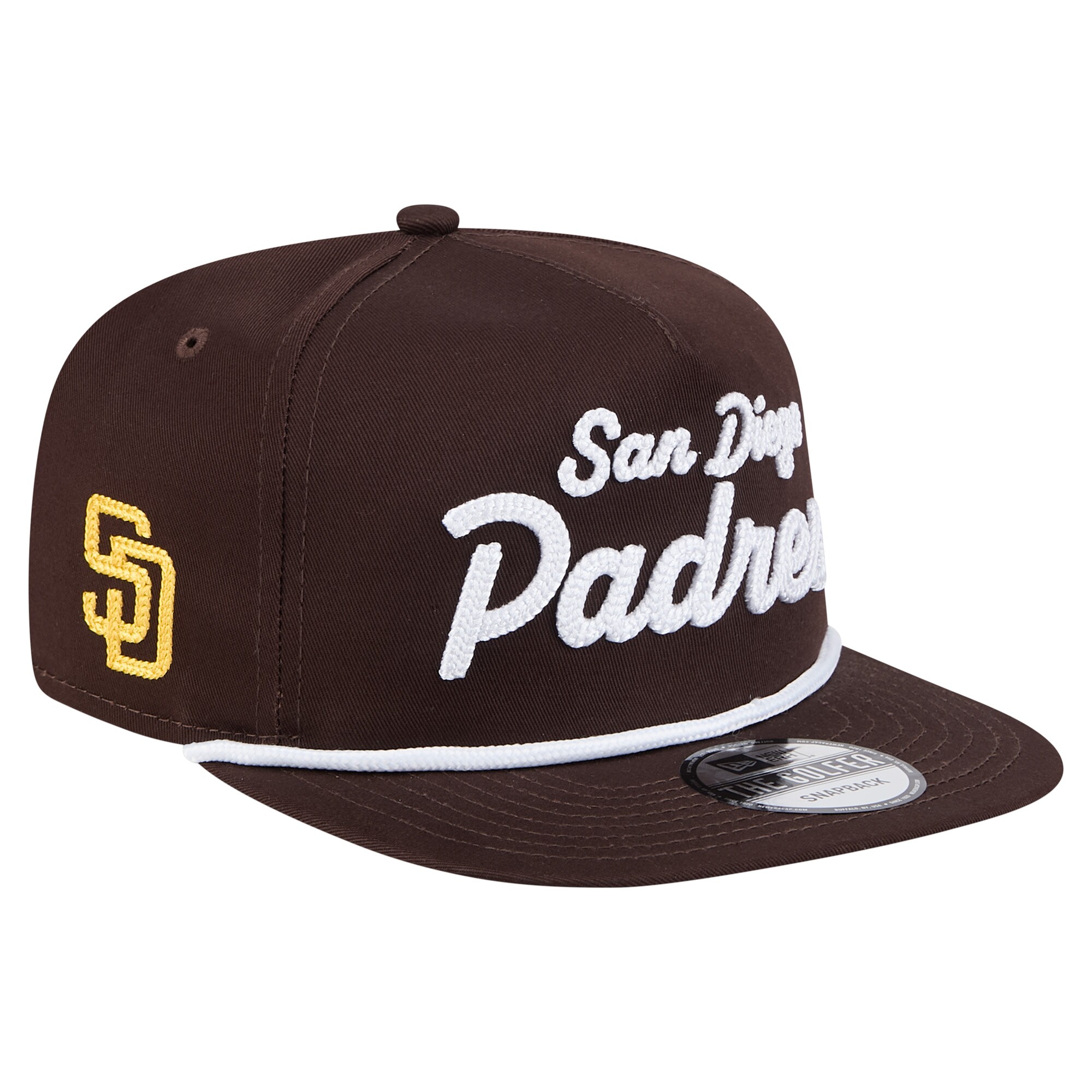 mens san diego padres new era brown team text golfer snapback hat Collection - San Diego Padres Proshop Jerseys & Caps