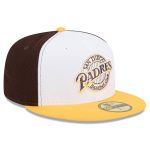 mens san diego padres new era browngold 2025 mlb clubhouse 59fifty fitted hat Collection - San Diego Padres Proshop Jerseys & Caps