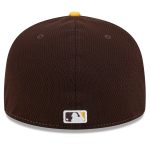 mens san diego padres new era browngold 2025 mlb clubhouse 59fifty fitted hat Collection - San Diego Padres Proshop Jerseys & Caps