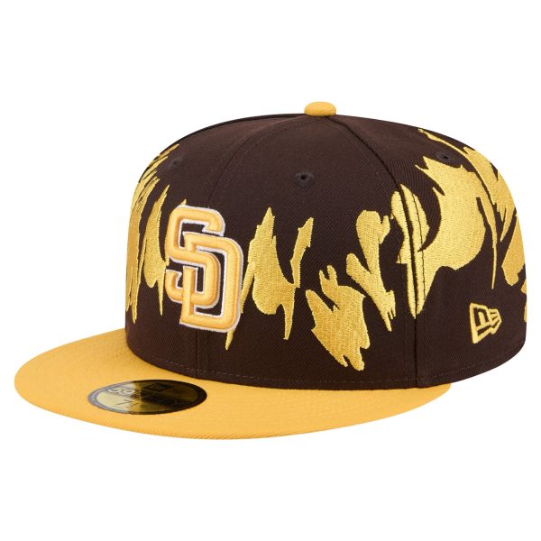 mens san diego padres new era browngold retro pattern 59fifty fitted hat Collection - San Diego Padres Proshop Jerseys & Caps