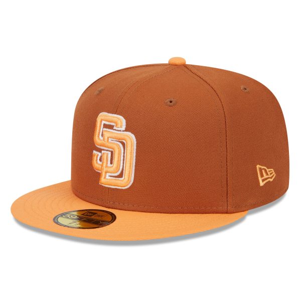 mens san diego padres new era brownorange spring color basic two-tone 59fifty fitted hat Collection - San Diego Padres Proshop Jerseys & Caps