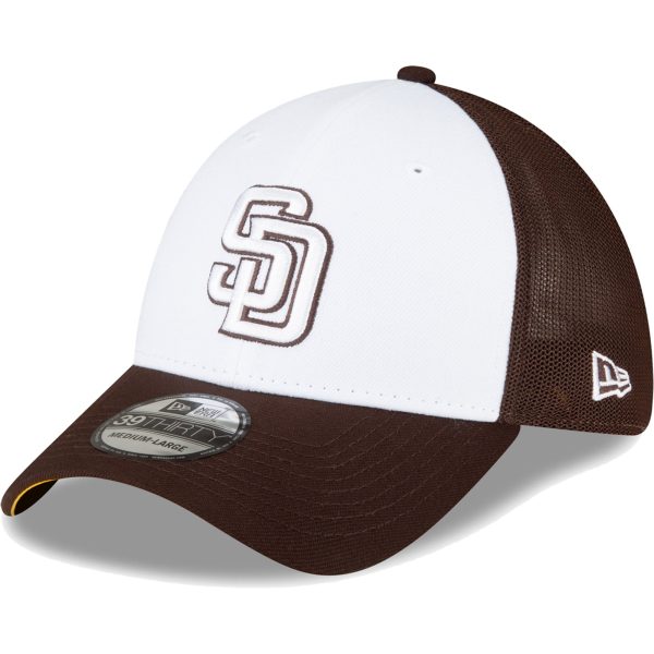 mens san diego padres new era brownwhite 2023 on-field batting practice 39thirty flex hat Collection - San Diego Padres Proshop Jerseys & Caps
