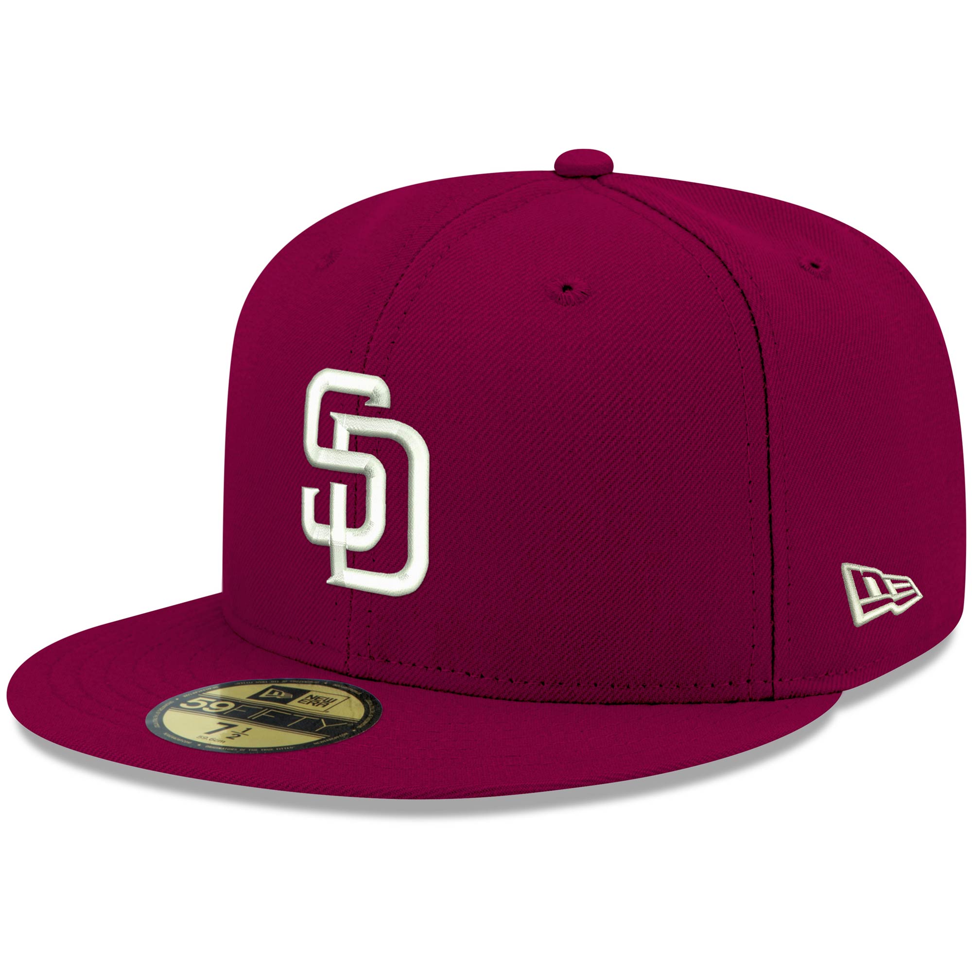 mens san diego padres new era cardinal white logo 59fifty fitted hat Collection - San Diego Padres Proshop Jerseys & Caps