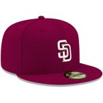 mens san diego padres new era cardinal white logo 59fifty fitted hat Collection - San Diego Padres Proshop Jerseys & Caps