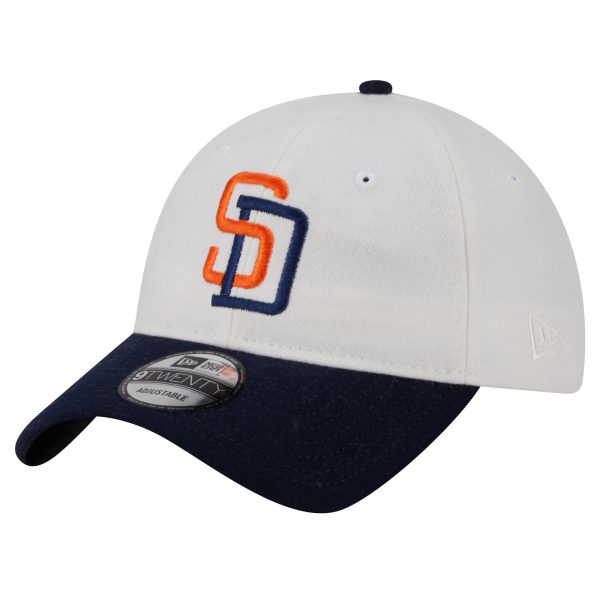 mens san diego padres new era cream leather strap 9twenty adjustable hat Collection - San Diego Padres Proshop Jerseys & Caps