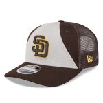 mens san diego padres new era creambrown 2025 batting practice 9seventy stretch-snap trucker hat Collection - San Diego Padres Proshop Jerseys & Caps
