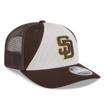 mens san diego padres new era creambrown 2025 batting practice 9seventy stretch-snap trucker hat Collection - San Diego Padres Proshop Jerseys & Caps