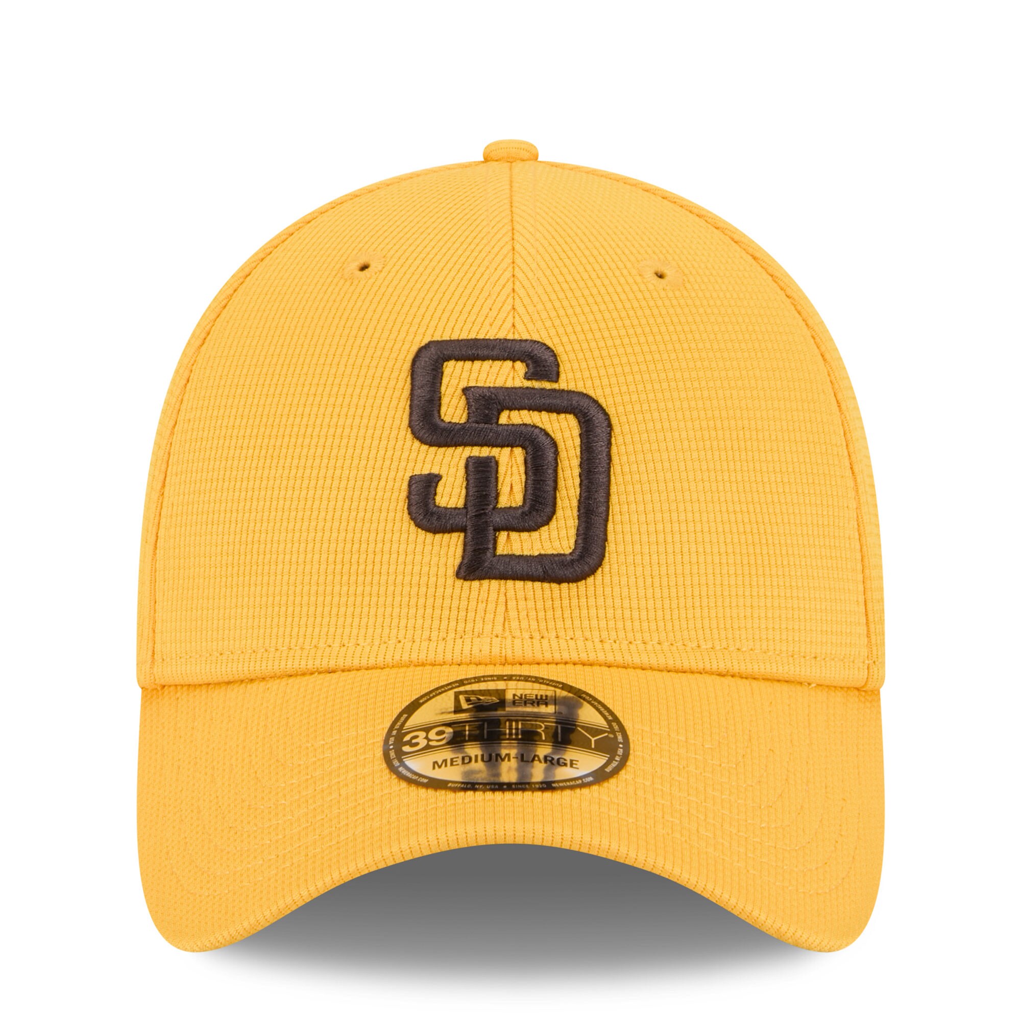 mens san diego padres new era gold 2025 spring training 39thirty flex hat Collection - San Diego Padres Proshop Jerseys & Caps