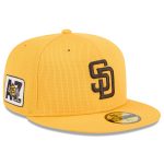 mens san diego padres new era gold 2025 spring training 59fifty fitted hat Collection - San Diego Padres Proshop Jerseys & Caps