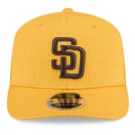 mens san diego padres new era gold 2025 spring training 9seventy stretch-snap trucker hat Collection - San Diego Padres Proshop Jerseys & Caps