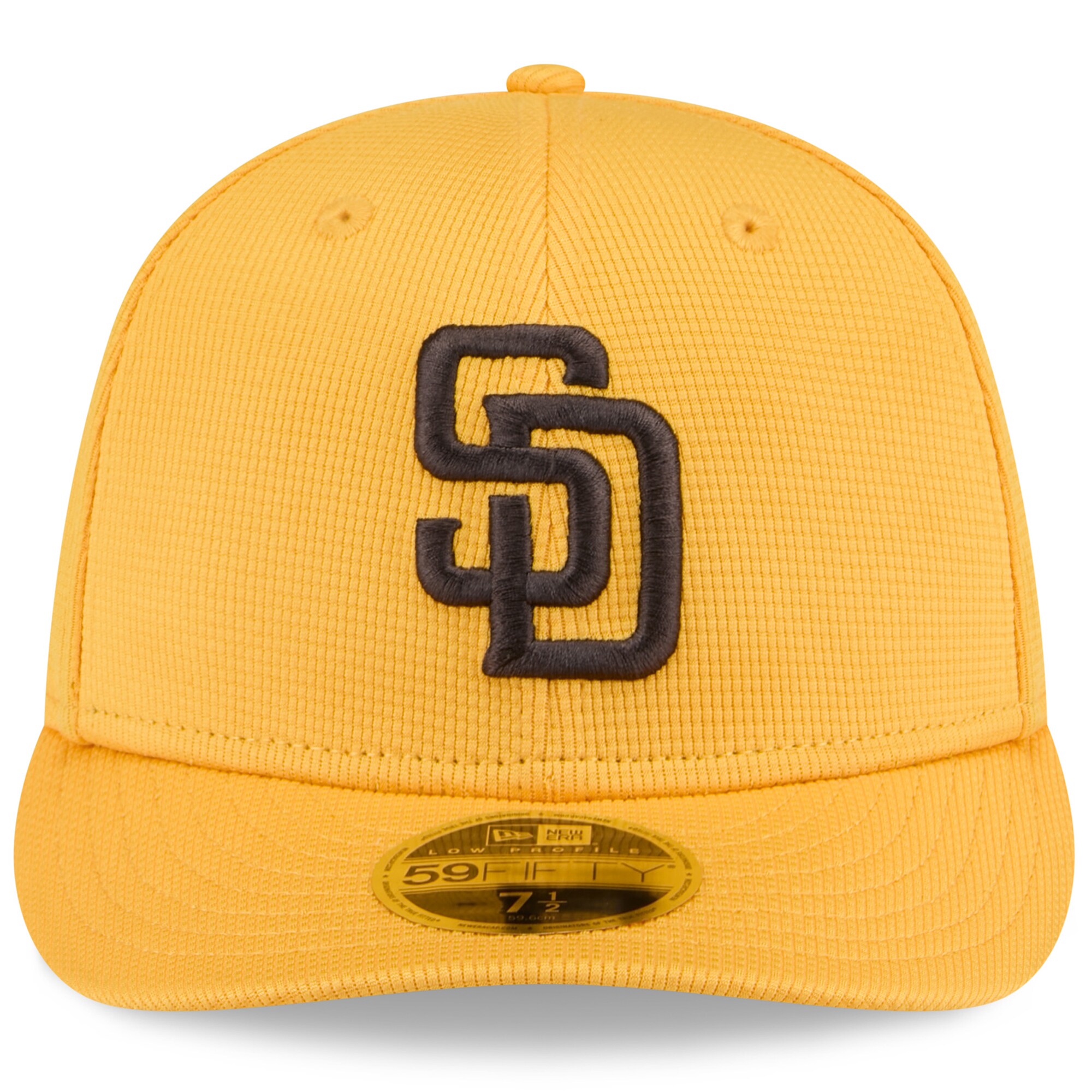mens san diego padres new era gold 2025 spring training low profile 59fifty fitted hat Collection - San Diego Padres Proshop Jerseys & Caps