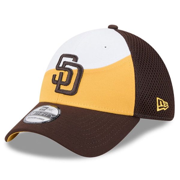 mens san diego padres new era golddark brown 2025 spring training 39thirty flex hat Collection - San Diego Padres Proshop Jerseys & Caps