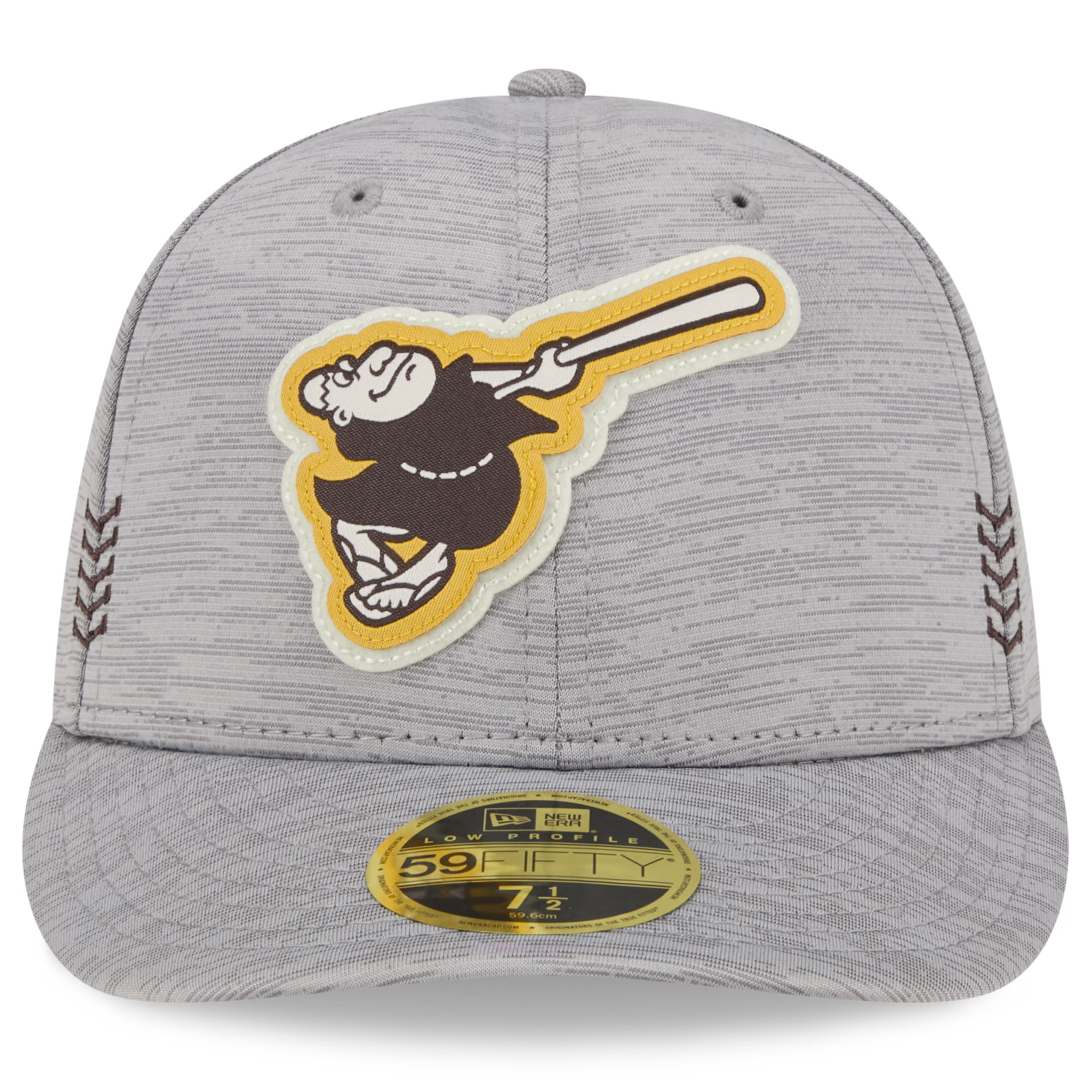 mens san diego padres new era gray 2024 clubhouse low profile 59fifty fitted hat Collection - San Diego Padres Proshop Jerseys & Caps
