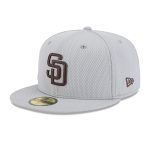 mens san diego padres new era gray 2025 mlb clubhouse 59fifty fitted hat Collection - San Diego Padres Proshop Jerseys & Caps
