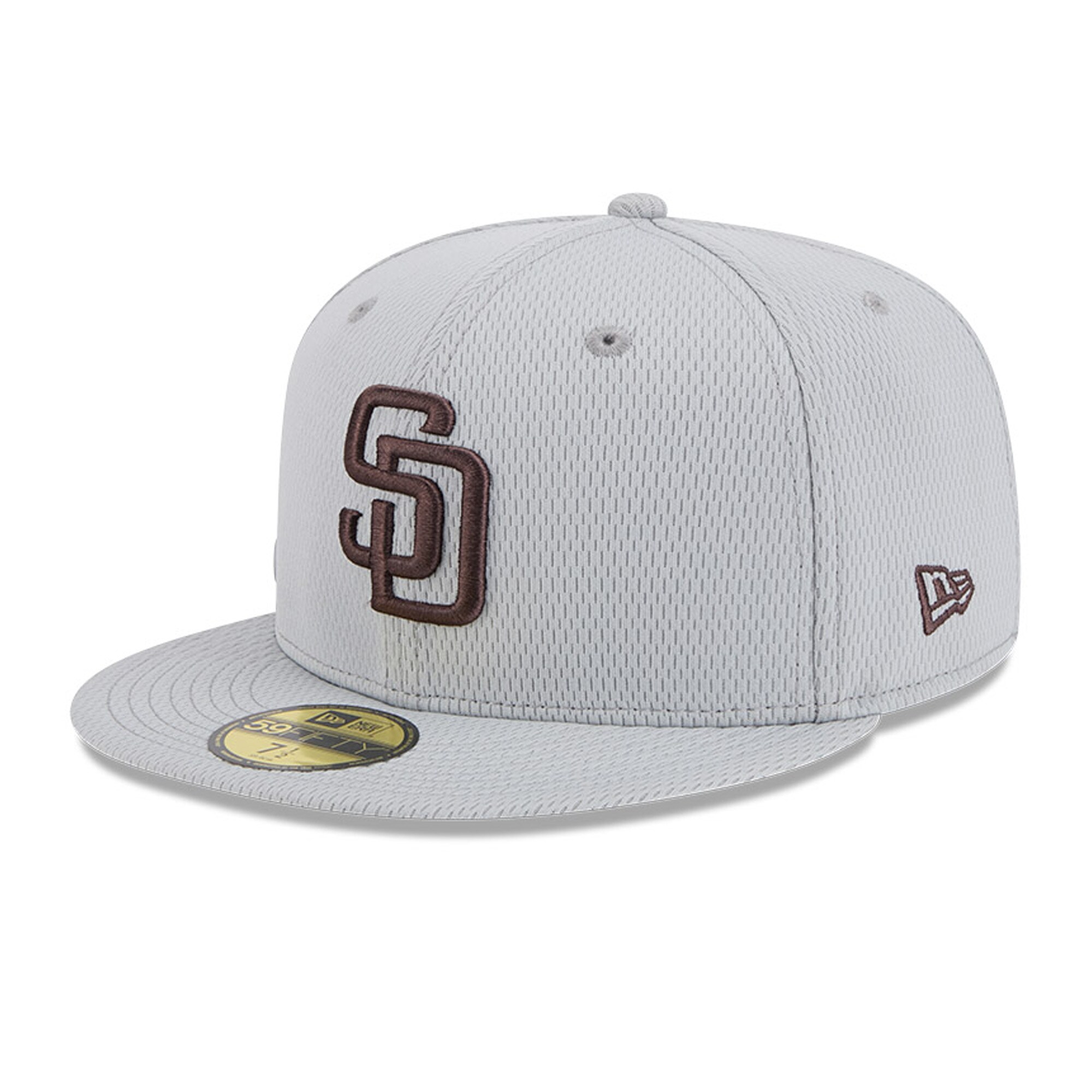 mens san diego padres new era gray 2025 mlb clubhouse 59fifty fitted hat Collection - San Diego Padres Proshop Jerseys & Caps