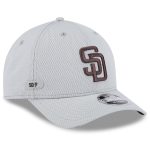 mens san diego padres new era gray 2025 mlb clubhouse 9forty m-crown adjustable hat Collection - San Diego Padres Proshop Jerseys & Caps