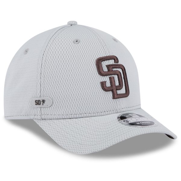 mens san diego padres new era gray 2025 mlb clubhouse 9forty m-crown adjustable hat Collection - San Diego Padres Proshop Jerseys & Caps