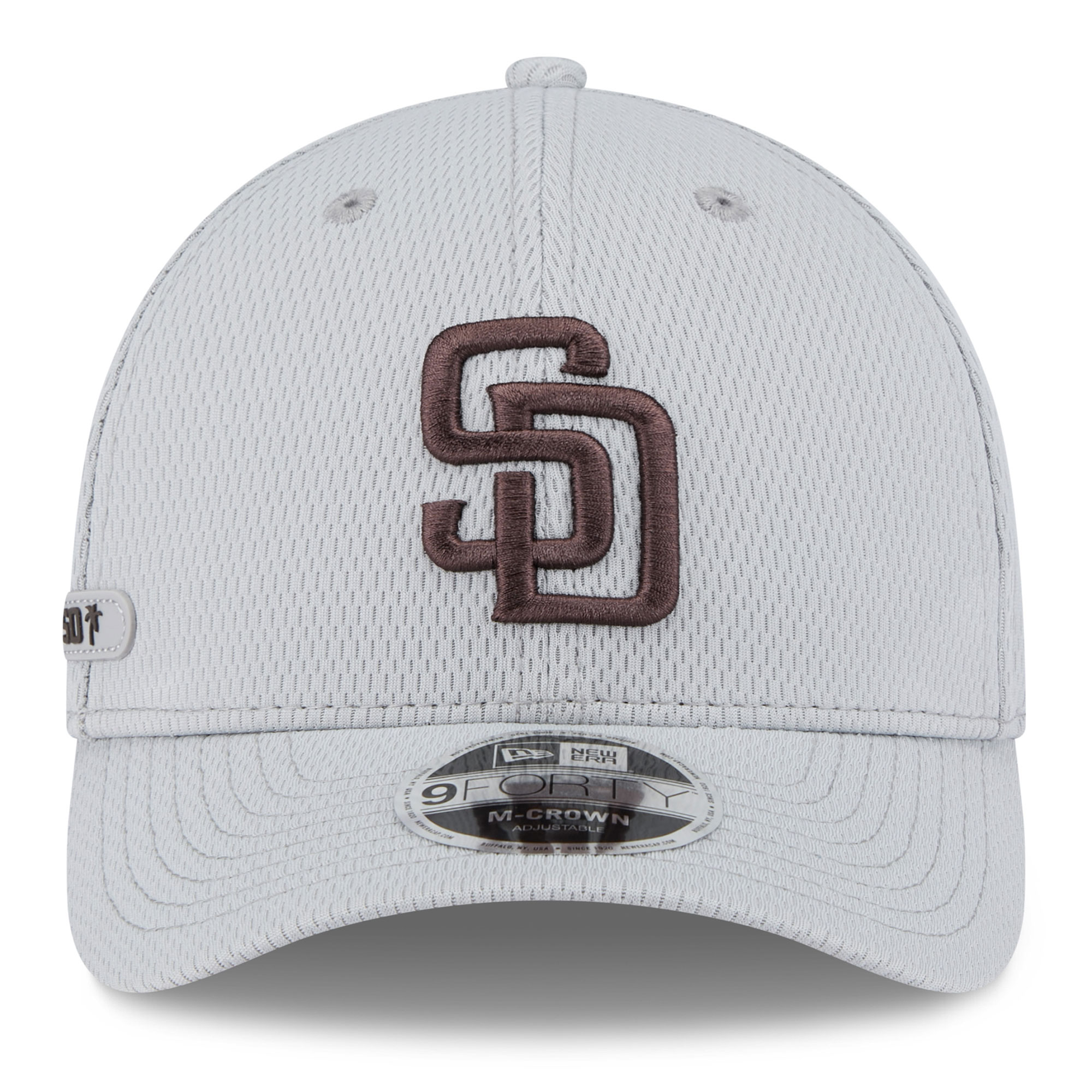 mens san diego padres new era gray 2025 mlb clubhouse 9forty m-crown adjustable hat Collection - San Diego Padres Proshop Jerseys & Caps