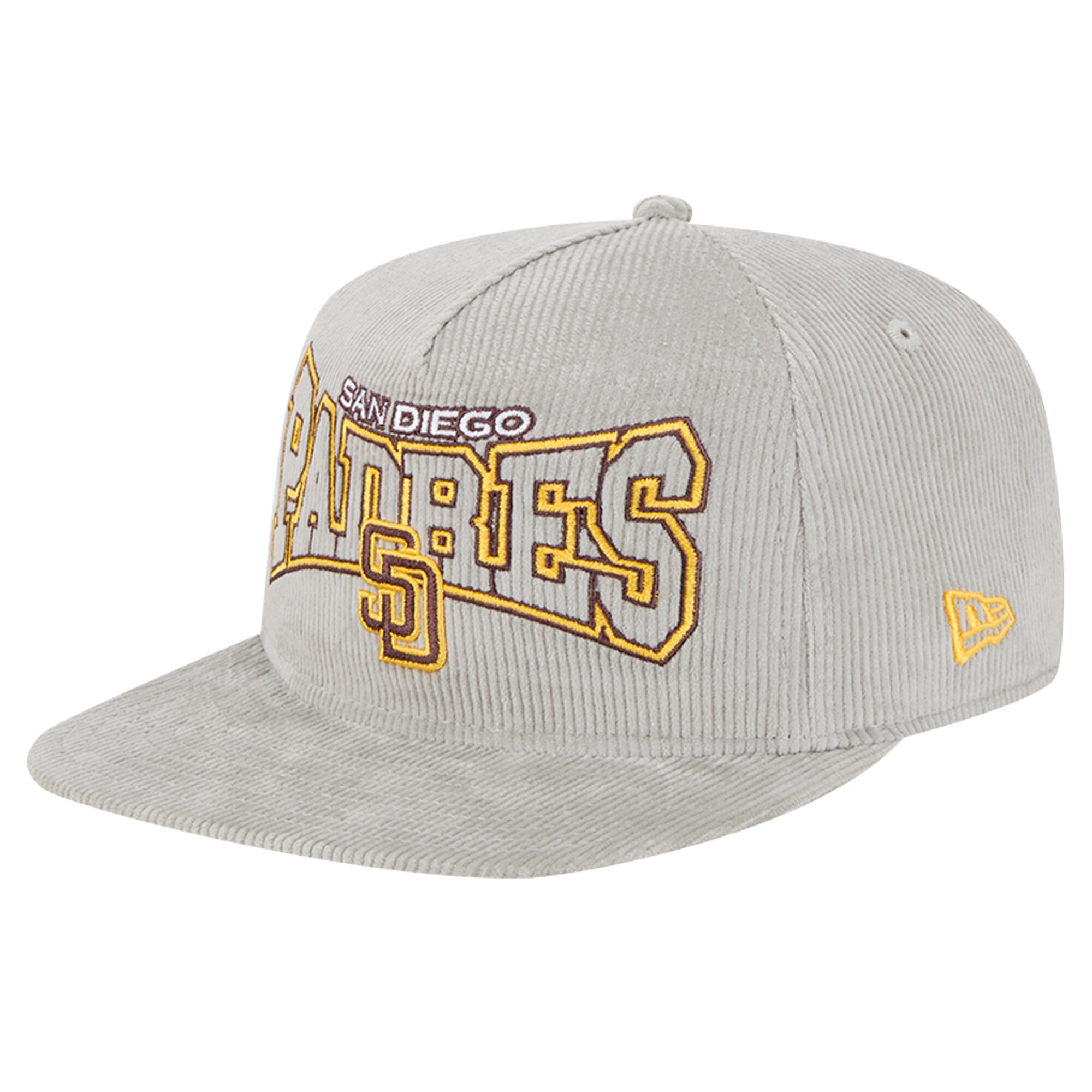mens san diego padres new era gray corduroy golfer snapback hat Collection - San Diego Padres Proshop Jerseys & Caps