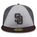 mens san diego padres new era graybrown 2025 batting practice 59fifty fitted hat Collection - San Diego Padres Proshop Jerseys & Caps