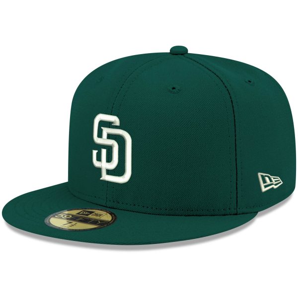 mens san diego padres new era green white logo 59fifty fitted hat Collection - San Diego Padres Proshop Jerseys & Caps