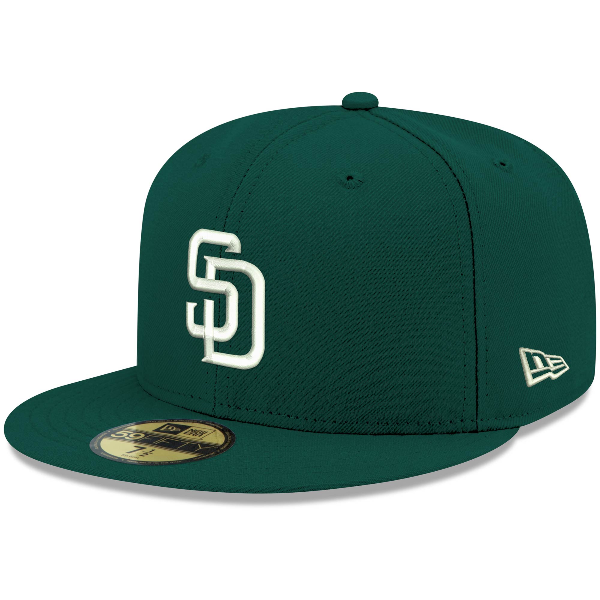 mens san diego padres new era green white logo 59fifty fitted hat Collection - San Diego Padres Proshop Jerseys & Caps
