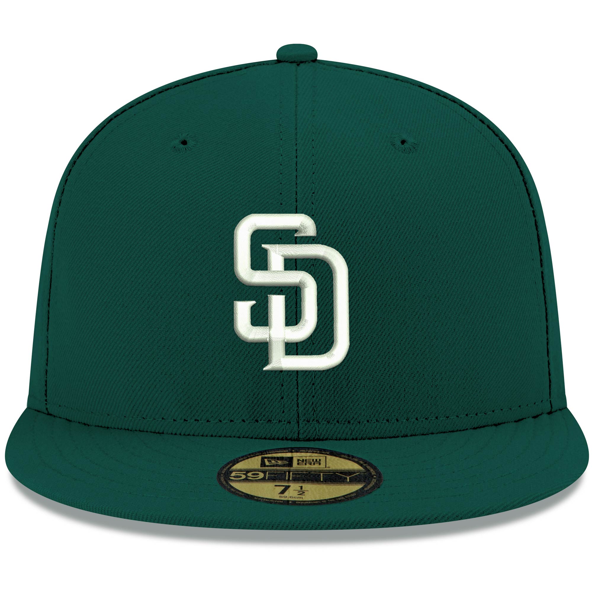 mens san diego padres new era green white logo 59fifty fitted hat Collection - San Diego Padres Proshop Jerseys & Caps