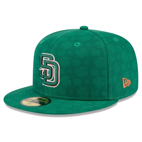 mens san diego padres new era kelly green st. patricks day 59fifty fitted hat Collection - San Diego Padres Proshop Jerseys & Caps