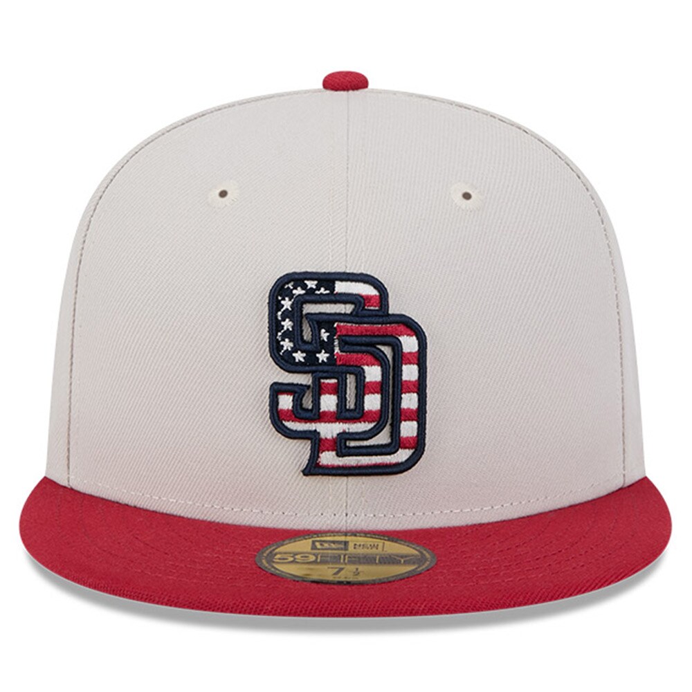 mens san diego padres new era khakired 2024 fourth of july 59fifty fitted hat Collection - San Diego Padres Proshop Jerseys & Caps