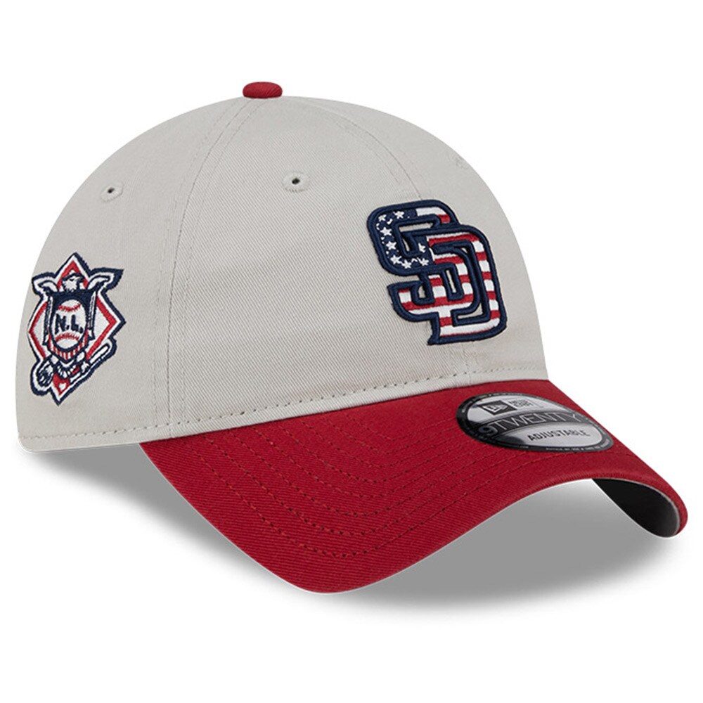 mens san diego padres new era khakired 2024 fourth of july 9twenty adjustable hat Collection - San Diego Padres Proshop Jerseys & Caps