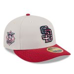 mens san diego padres new era khakired 2024 fourth of july low profile 59fifty fitted hat Collection - San Diego Padres Proshop Jerseys & Caps