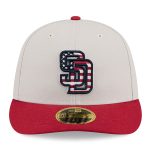 mens san diego padres new era khakired 2024 fourth of july low profile 59fifty fitted hat Collection - San Diego Padres Proshop Jerseys & Caps
