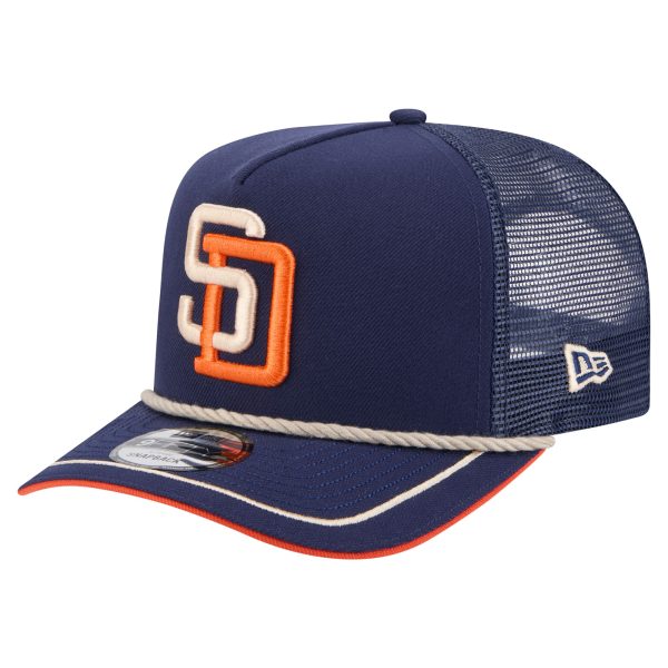 mens san diego padres new era navy vintage rope trucker a-frame 9fifty adjustable hat Collection - San Diego Padres Proshop Jerseys & Caps