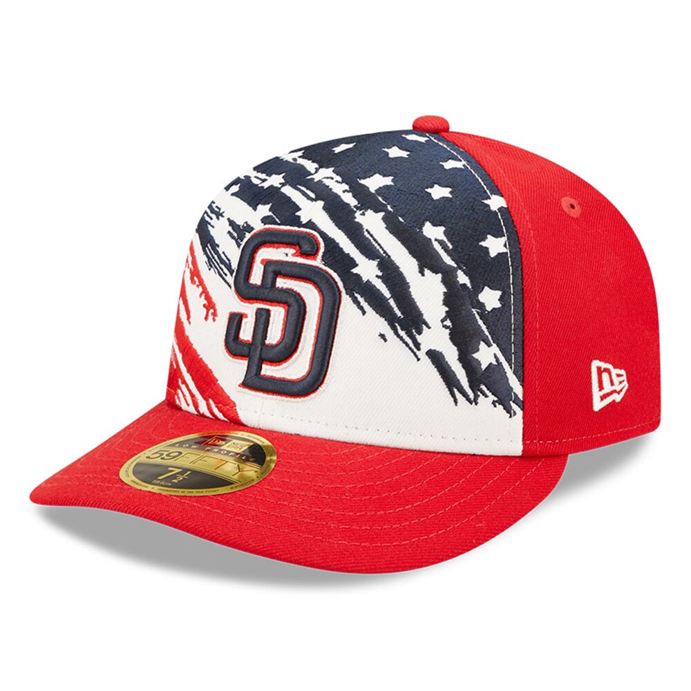 mens san diego padres new era red 2022 4th of july low profile 59fifty fitted hat Collection - San Diego Padres Proshop Jerseys & Caps