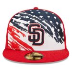 mens san diego padres new era red 2022 4th of july on-field 59fifty fitted hat Collection - San Diego Padres Proshop Jerseys & Caps