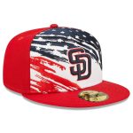mens san diego padres new era red 2022 4th of july on-field 59fifty fitted hat Collection - San Diego Padres Proshop Jerseys & Caps