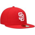 mens san diego padres new era red white logo 59fifty fitted hat Collection - San Diego Padres Proshop Jerseys & Caps