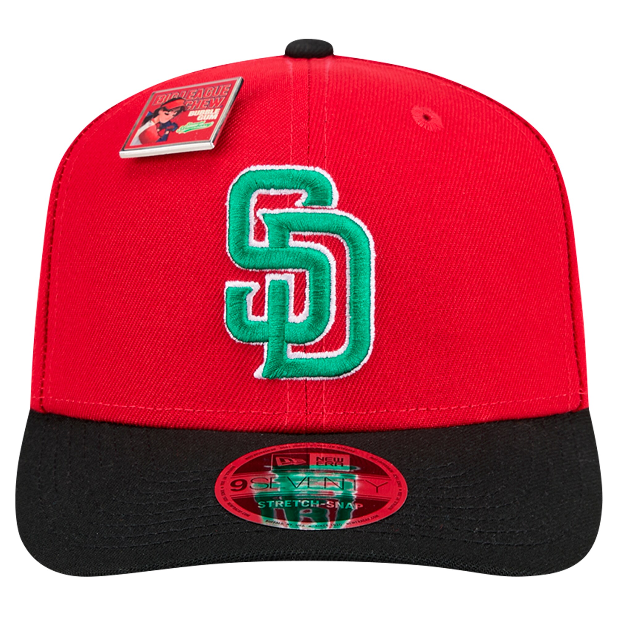 mens san diego padres new era redblack 2024 big league chew flavor pack 9seventy adjustable hat Collection - San Diego Padres Proshop Jerseys & Caps