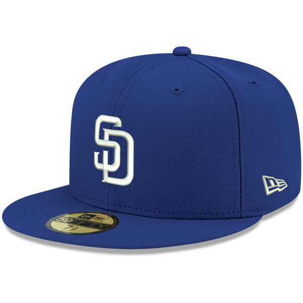 mens san diego padres new era royal white logo 59fifty fitted hat Collection - San Diego Padres Proshop Jerseys & Caps