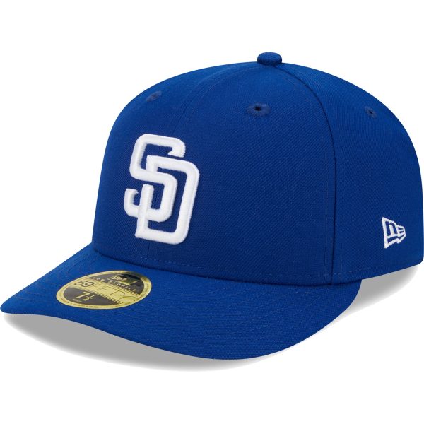 mens san diego padres new era royal white logo low profile 59fifty fitted hat Collection - San Diego Padres Proshop Jerseys & Caps