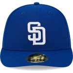 mens san diego padres new era royal white logo low profile 59fifty fitted hat Collection - San Diego Padres Proshop Jerseys & Caps