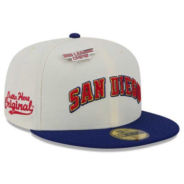 mens san diego padres new era white big league chew original 59fifty fitted hat Collection - San Diego Padres Proshop Jerseys & Caps