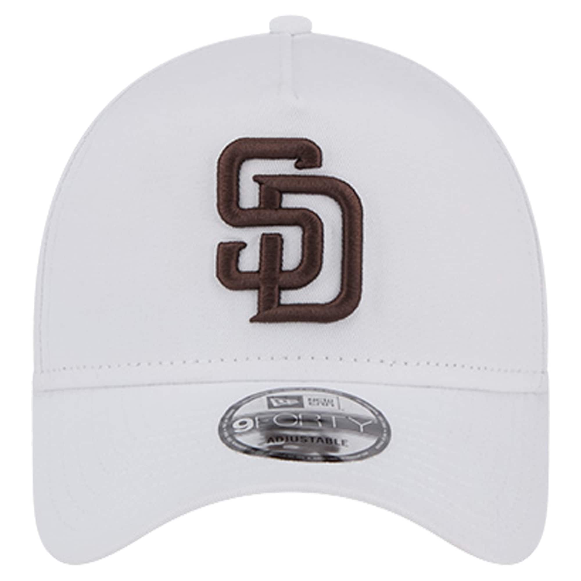 mens san diego padres new era white tc a-frame 9forty adjustable hat 201194496 Collection - San Diego Padres Proshop Jerseys & Caps