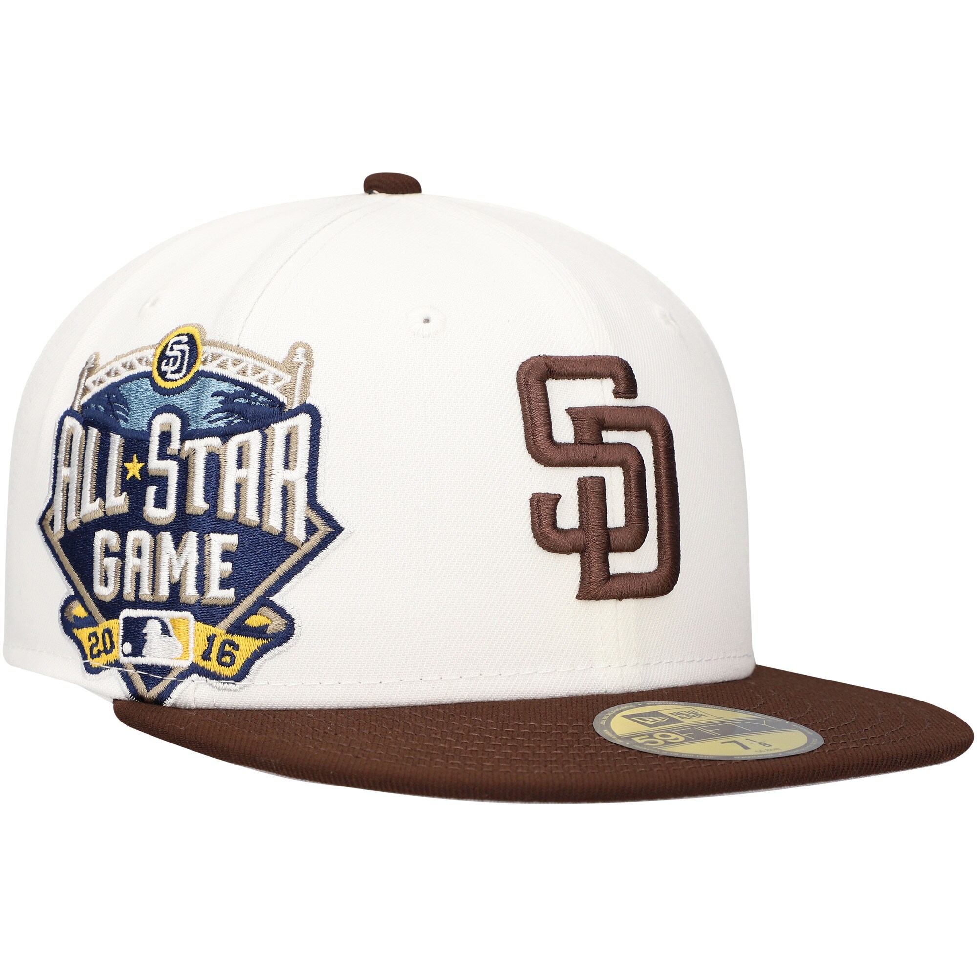 mens san diego padres new era whitebrown major sidepatch 59fifty fitted hat Collection - San Diego Padres Proshop Jerseys & Caps
