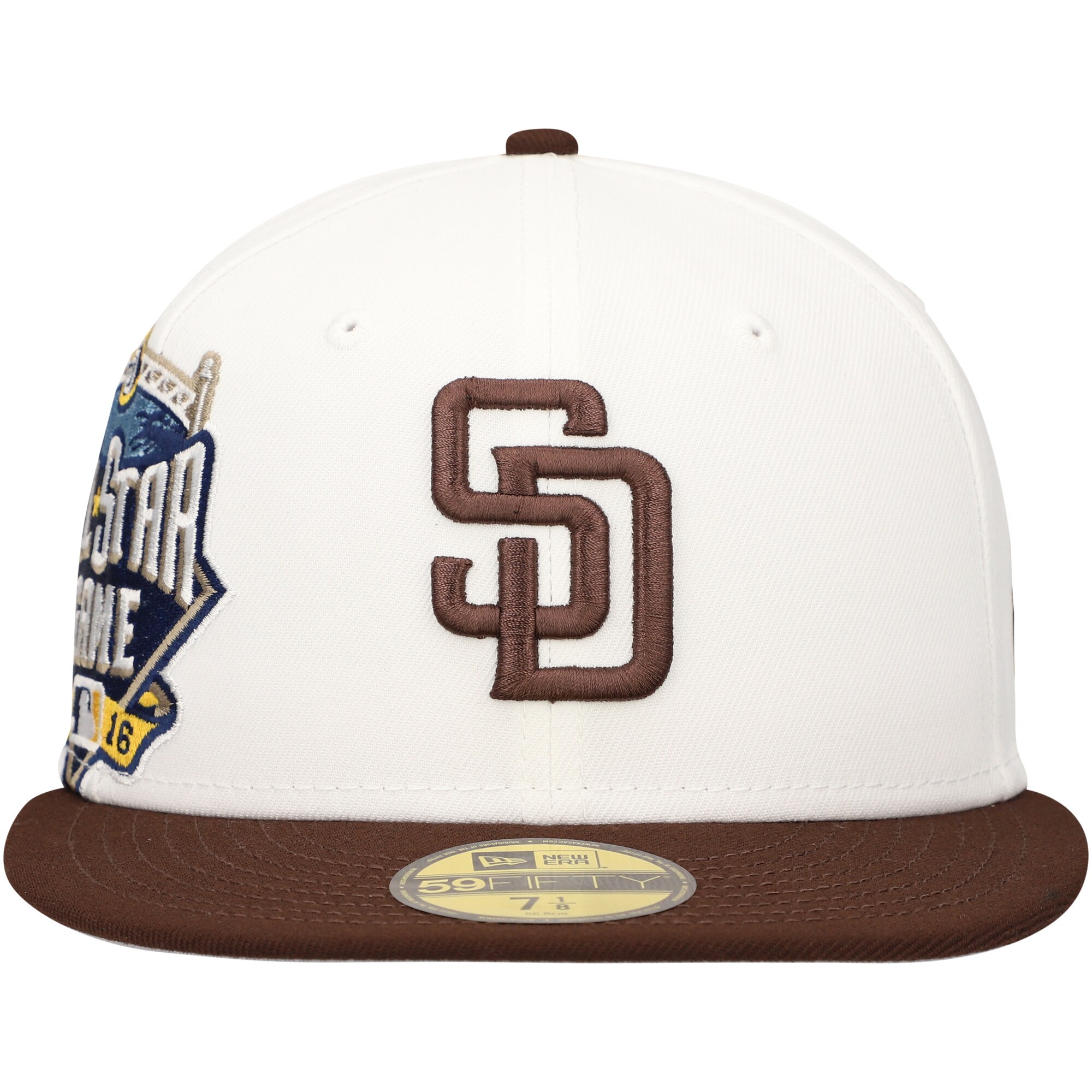 mens san diego padres new era whitebrown major sidepatch 59fifty fitted hat Collection - San Diego Padres Proshop Jerseys & Caps