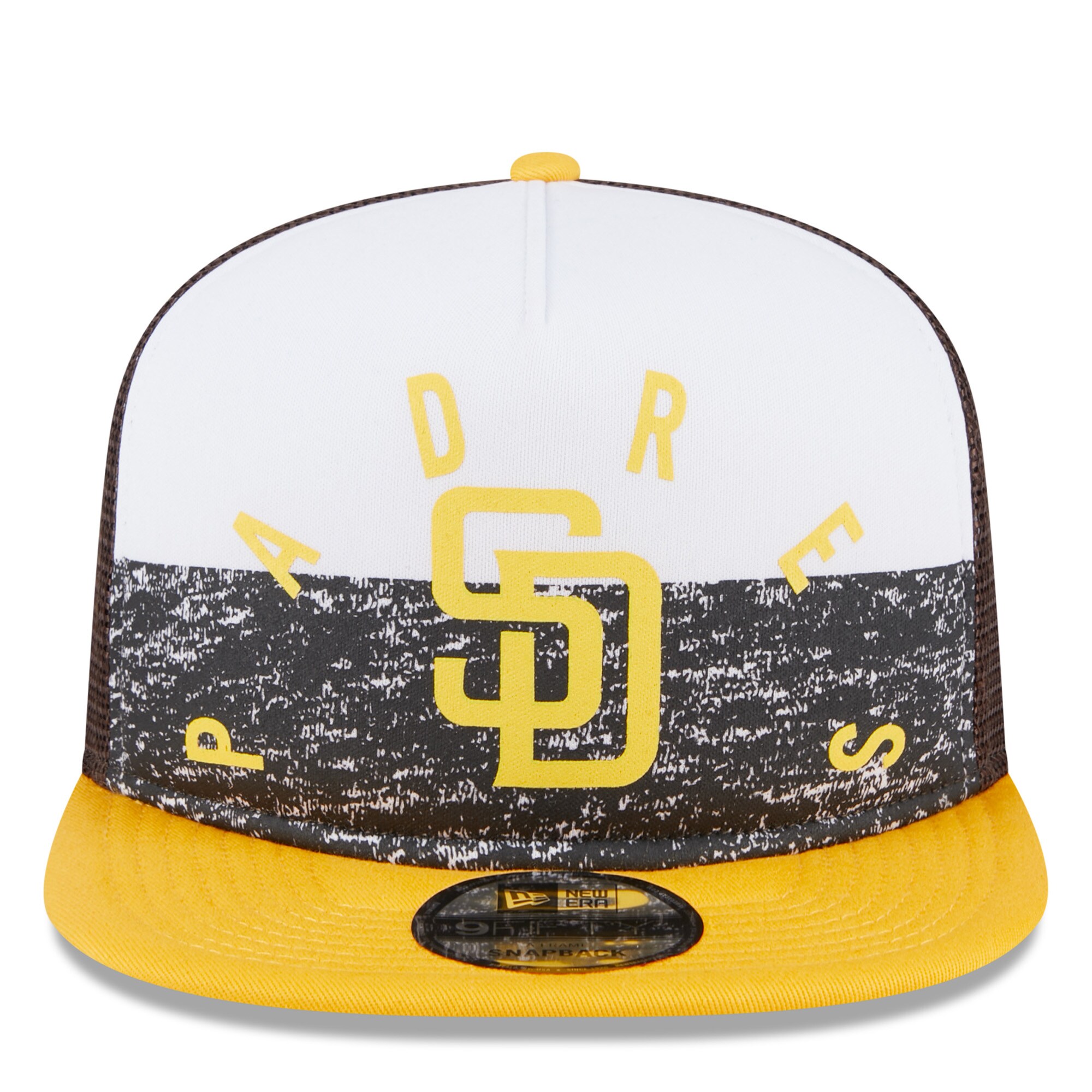mens san diego padres new era whitegold team foam front a-frame trucker 9fifty snapback hat Collection - San Diego Padres Proshop Jerseys & Caps